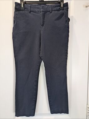 Old Navy Pixie Skinny Pants Navy Blue High Rise Petite 6 Secret Smooth Pockets
